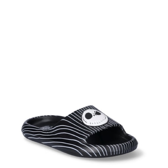 🎃 Disney Nightmare Before Christmas Men’s Slides Jack Skellington NWT Size 11 - Picture 2 of 9